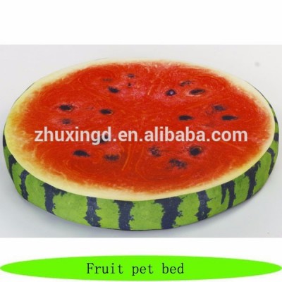 Funny dog beds, watermelon dog beds, hot sale fruit pet bed