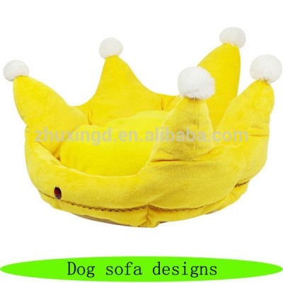 Fashion dog sofa designs, crown pet dog bed, new pet suppliers